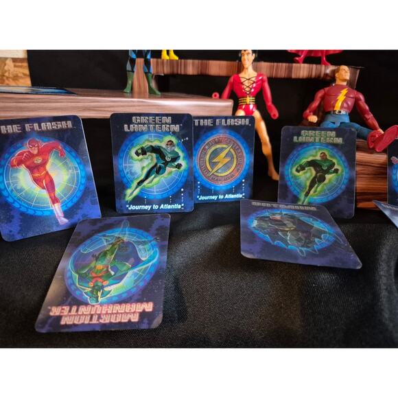 Justice League From DC Comics, Action Figures And Cards. - Picture 4 of 15